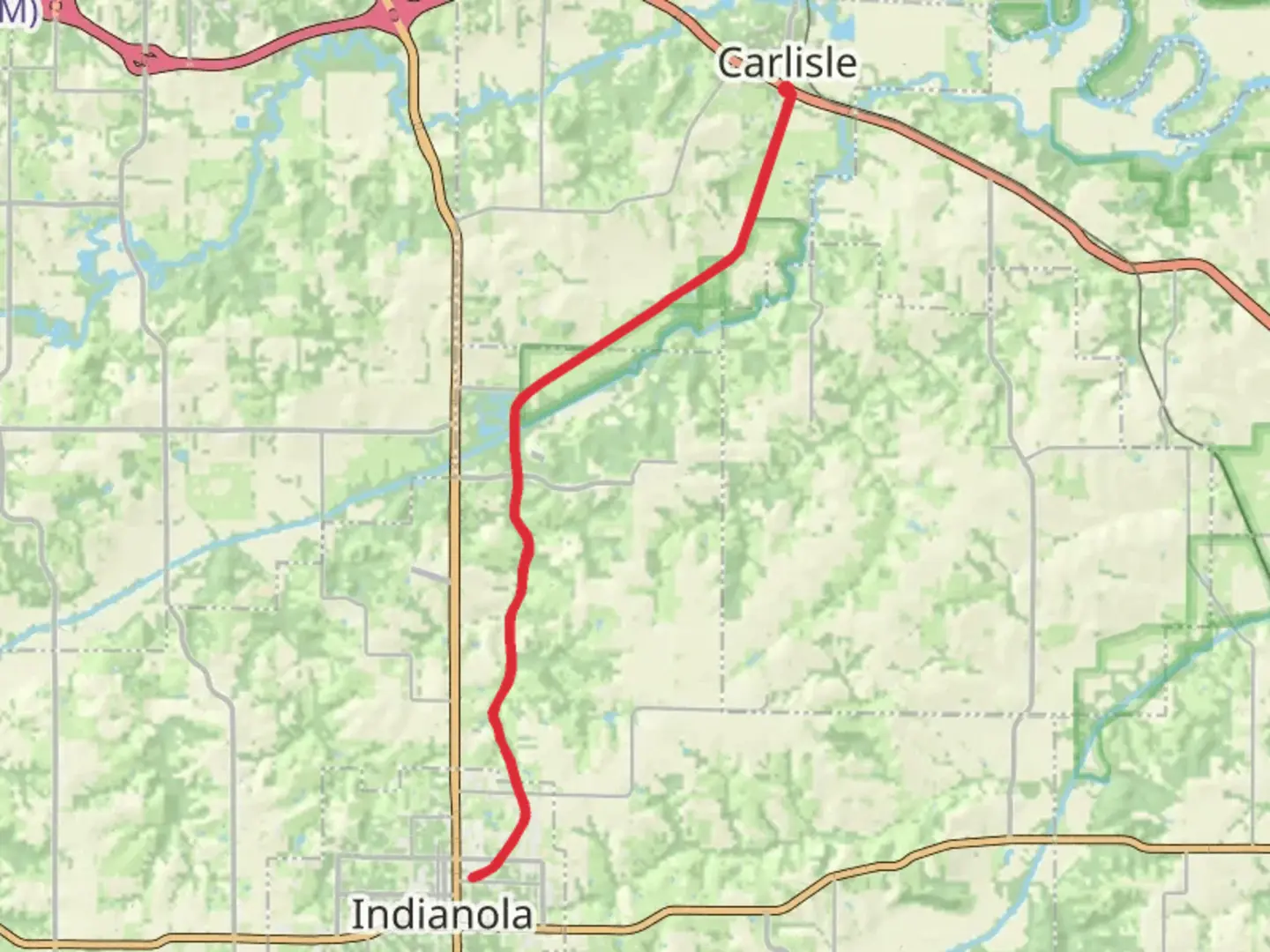 An image depicting the trail Summerset Trail and its surrounding area.