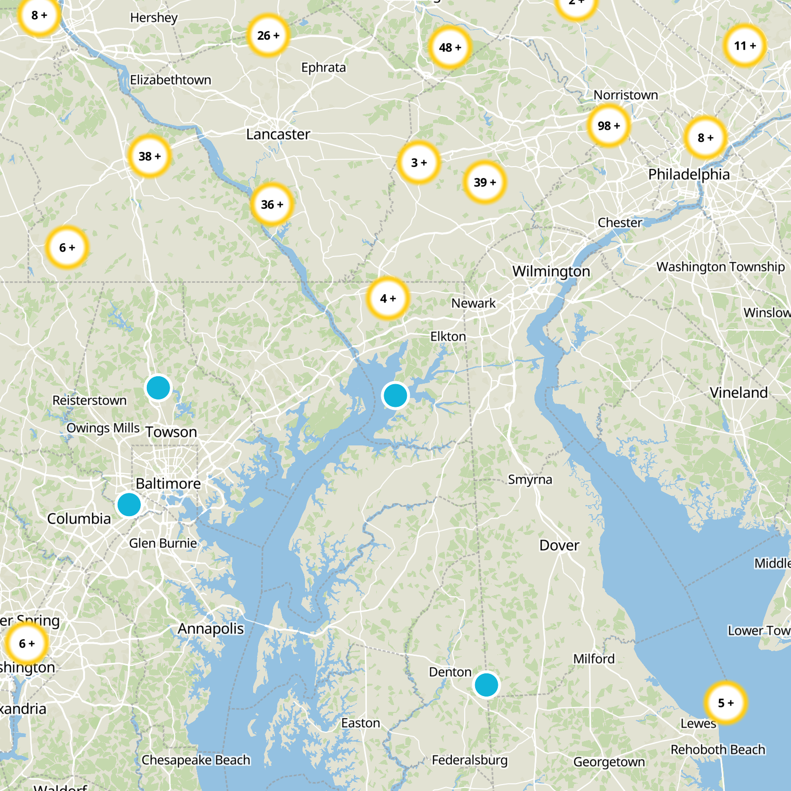Cecil County Static Map