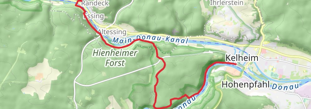 Jurasteig stage 13 Map