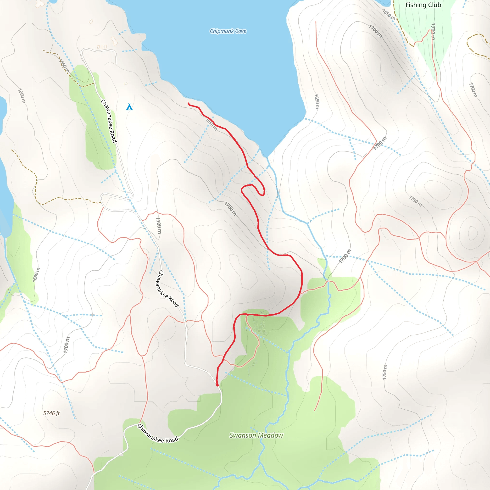 Chipmunk Cove mobile static map
