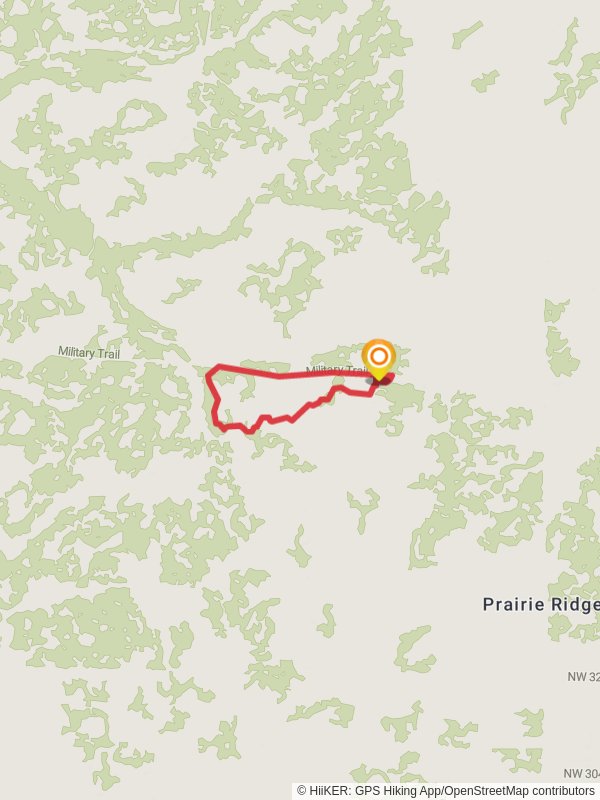Prairie And AP Loop Trail mobile static map