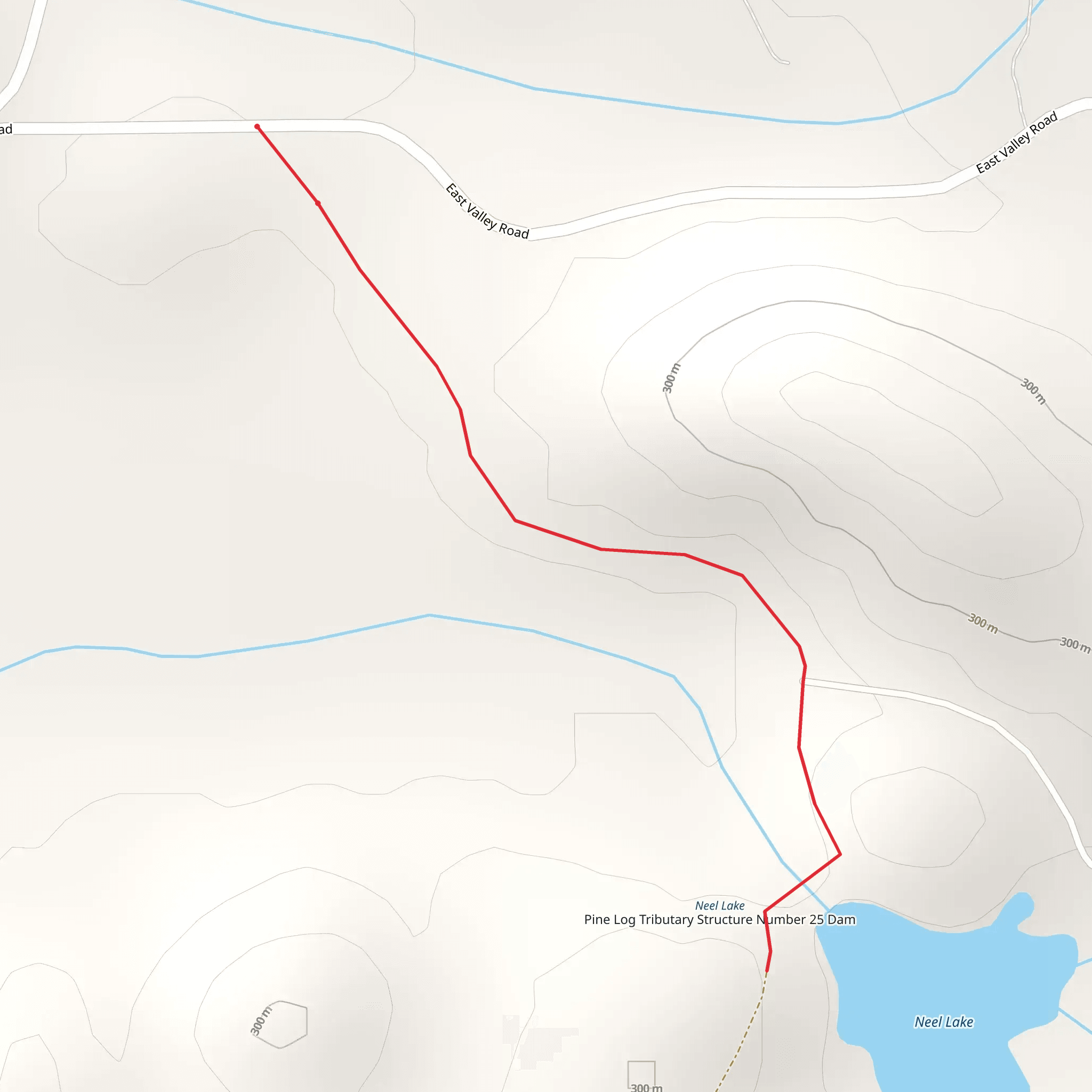 Neel Lake mobile static map