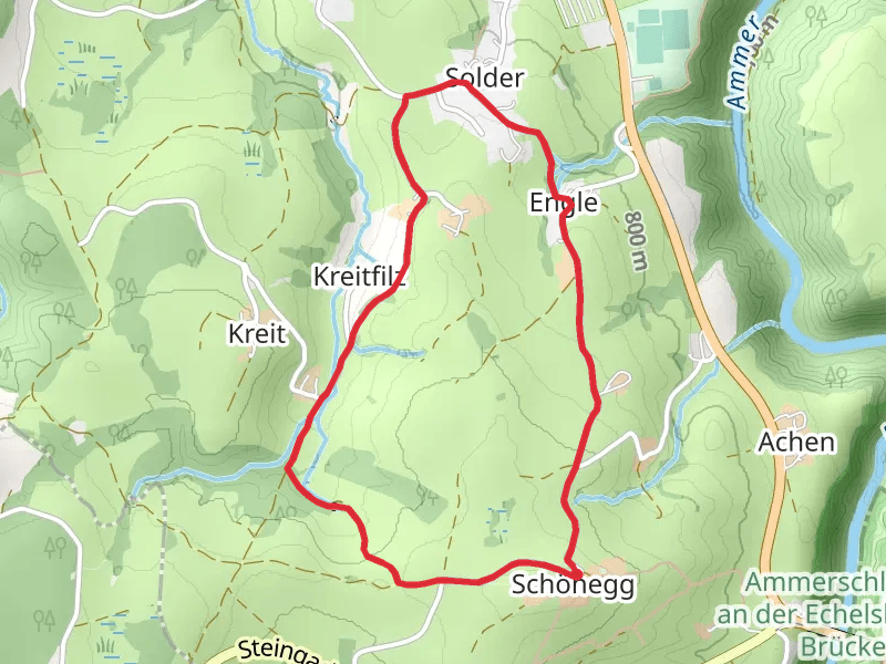 Schonegg, Engle and Kreitfilz Loop via Wildsteiger Weg