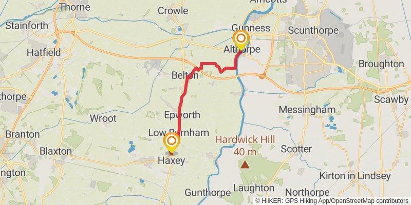 Trent Valley Way stage 7 Map