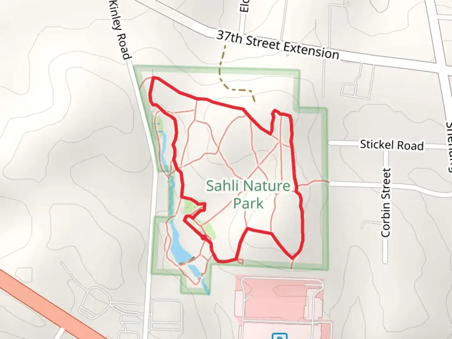 An image depicting the trail Seneca Loop Trail and its surrounding area.