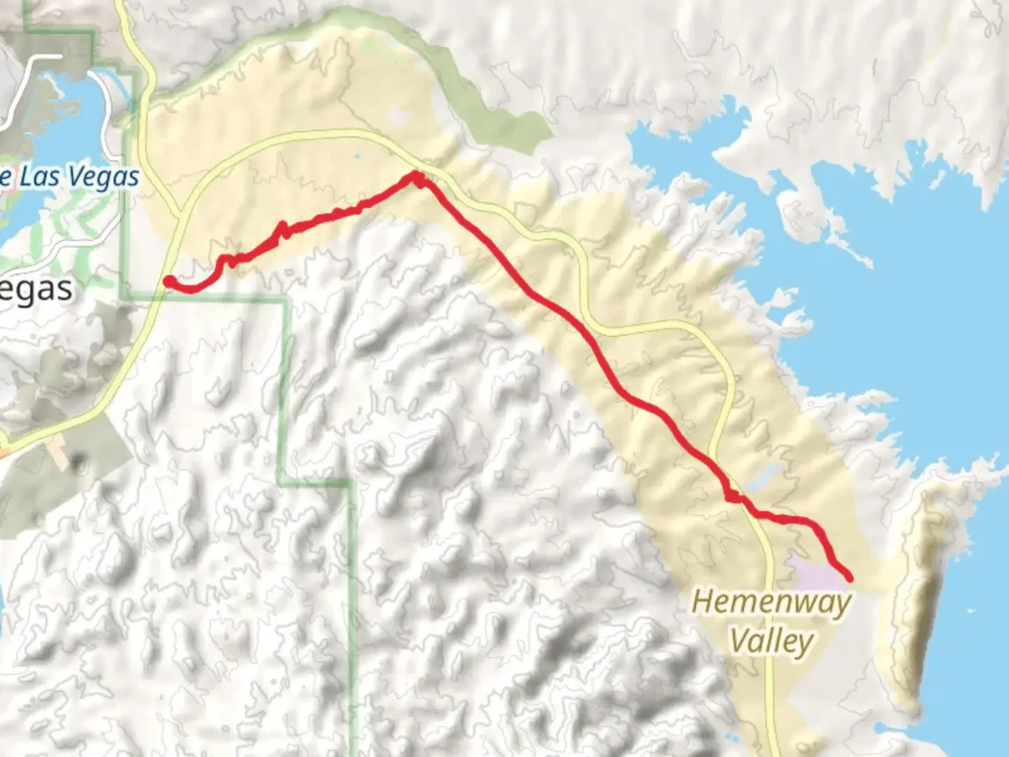 An image depicting the trail River Mountains Trail and its surrounding area.