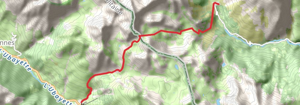 Via Alpina - Blue Trail stage 26 Map