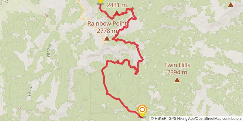 Hayduke Trail stage 41 Map