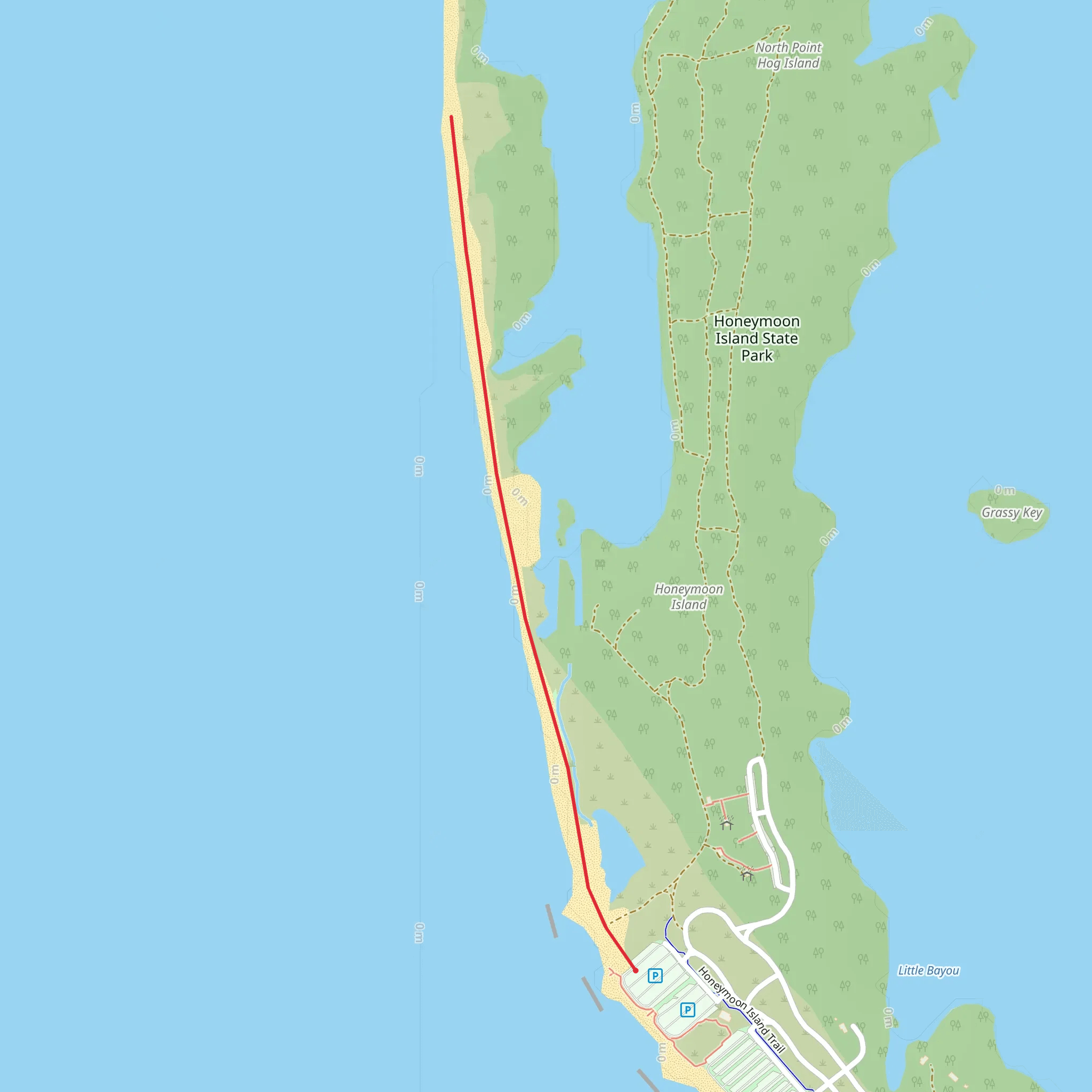 Pelican Cove and Dunedin Beach Walk mobile static map
