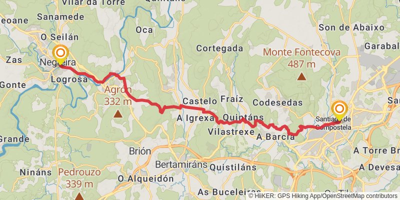 Camino Catalan stage 51 Map