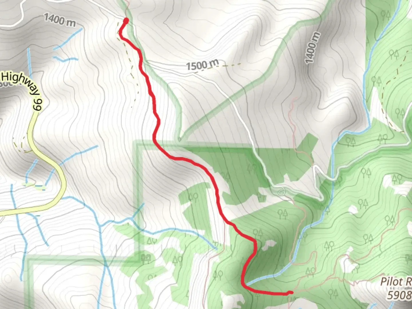 An image depicting the trail Pacific Crest Trail and Ashland and its surrounding area.