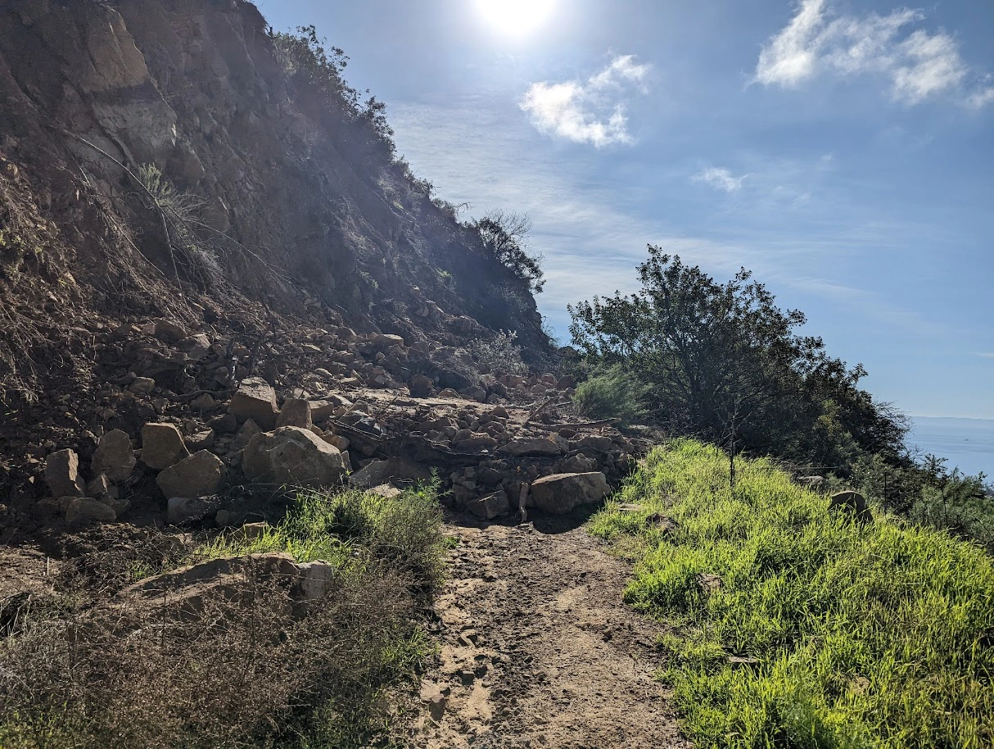 An image depicting the trail Romero Trail and Blue Canyon Trail Loop and its surrounding area.
