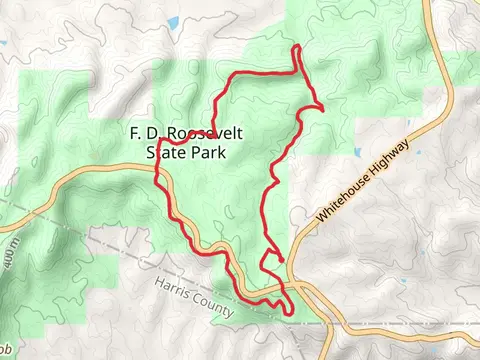 Pine Mountain Trail and White Candle Trail Loop