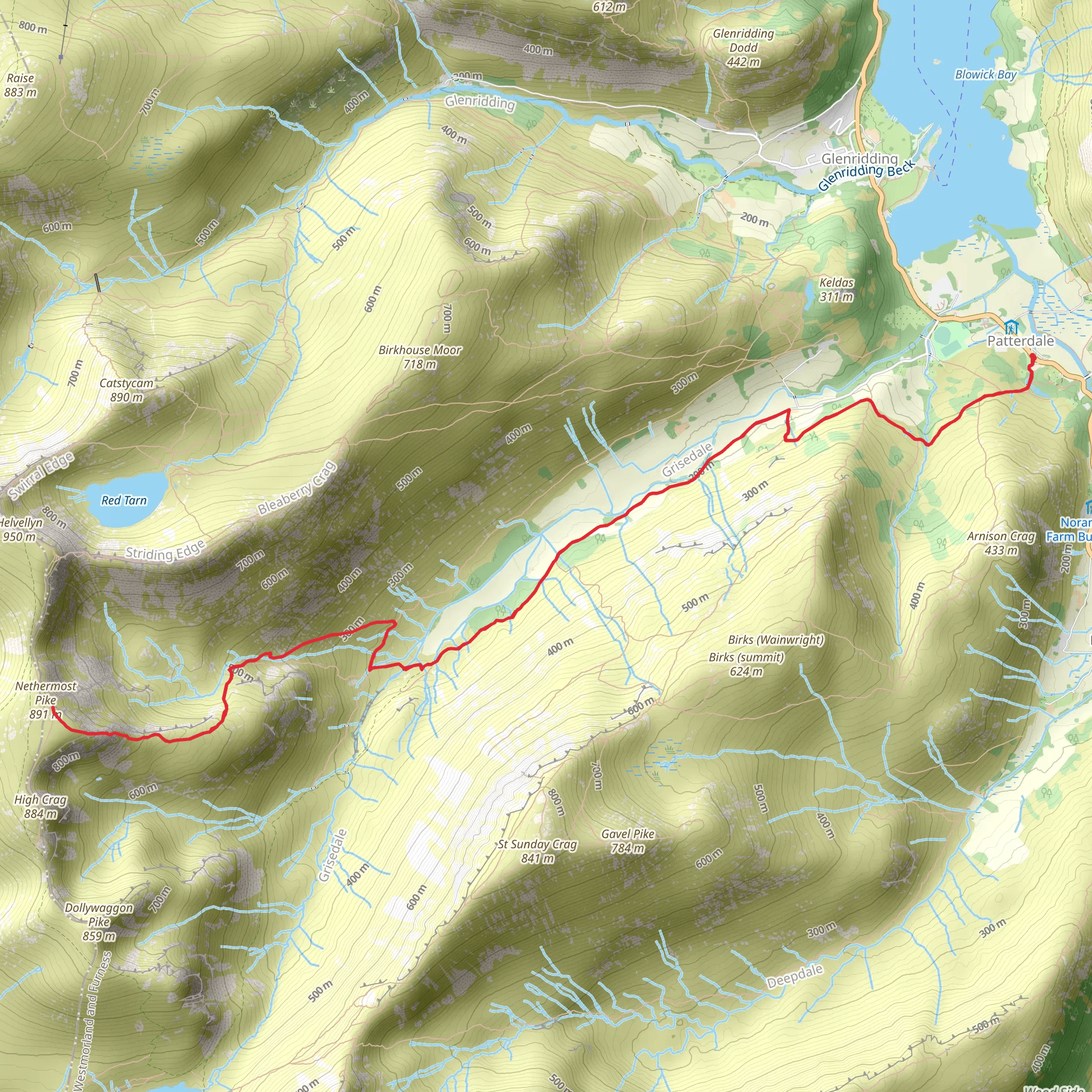 Nethermost Pike mobile static map