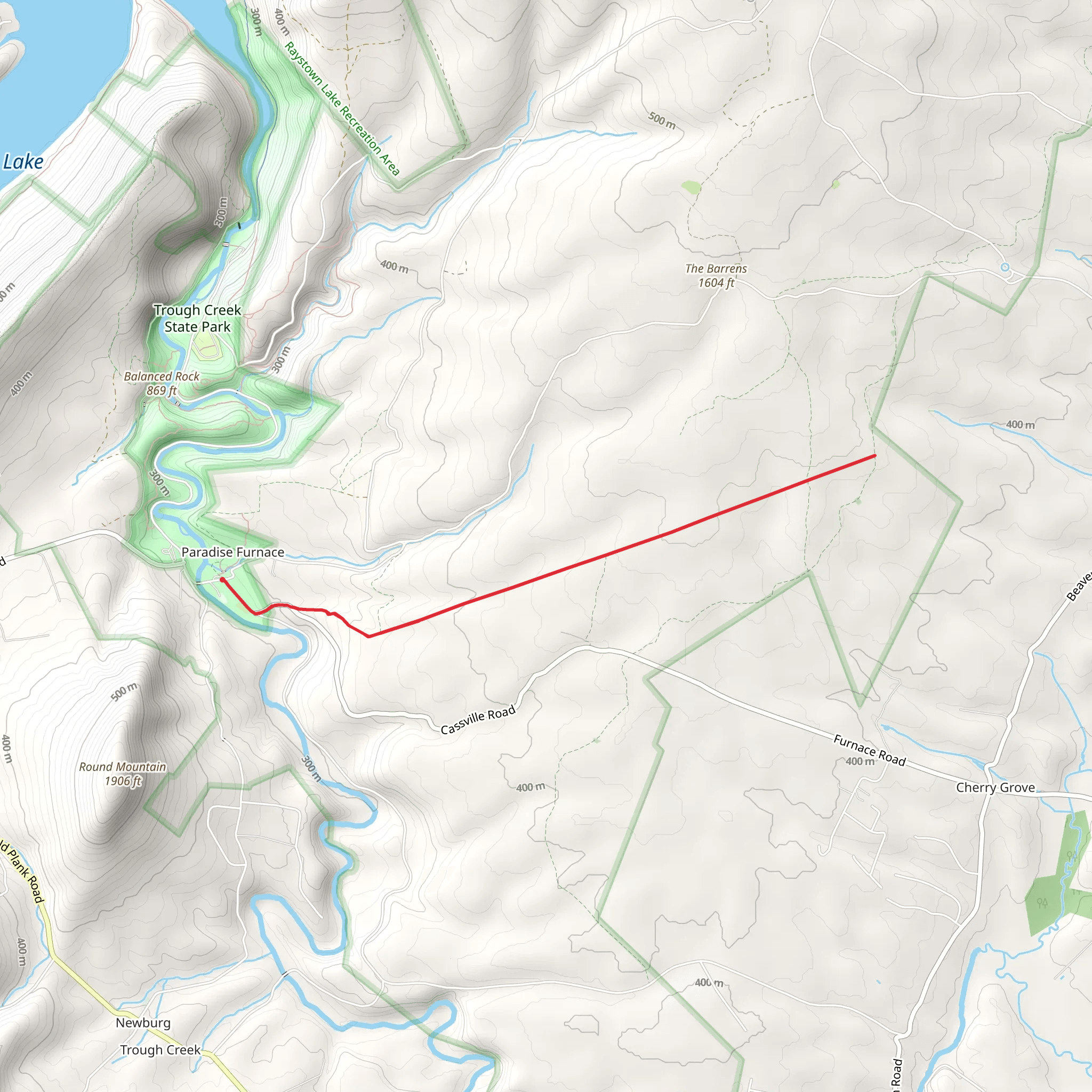 Pipeline Trail mobile static map