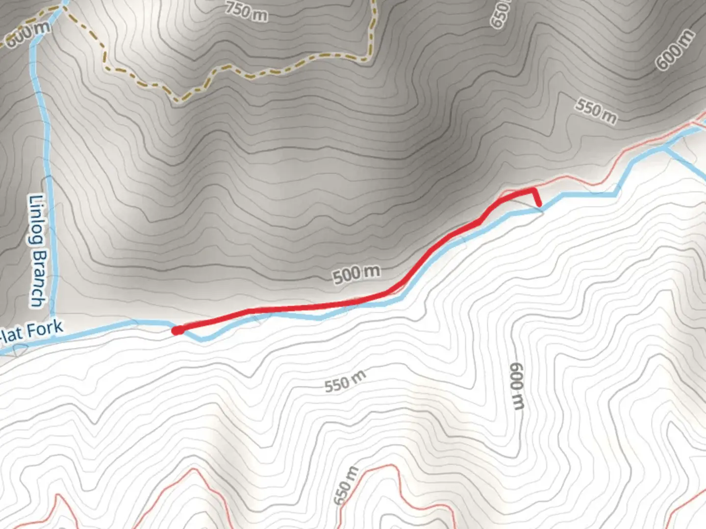 An image depicting the trail North Prong Flat Fork and its surrounding area.
