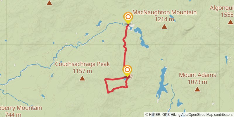 Northville - Placid Trail spur 2 Map
