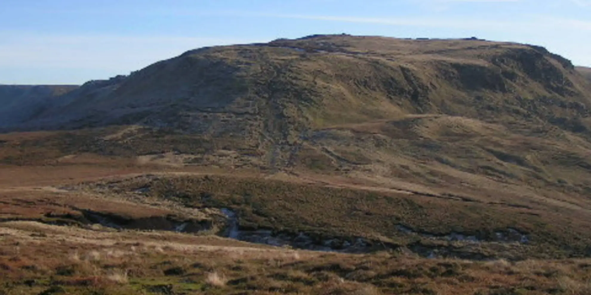 An image depicting the trail Fair Brook and Kinder Northern Edges from Birchen Clough and its surrounding area.