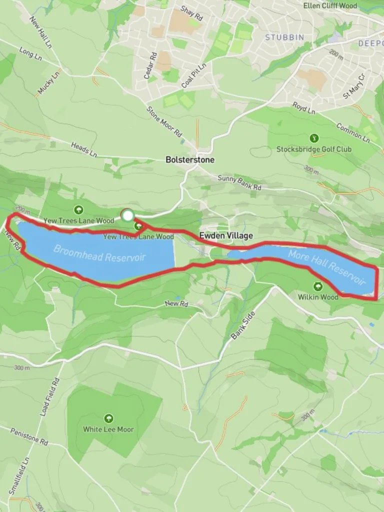 More Hall and Broomhead Reservoir Loop Sheffield England