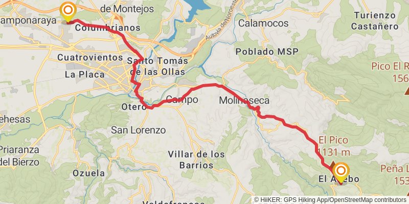 Camino Catalan stage 41 Map