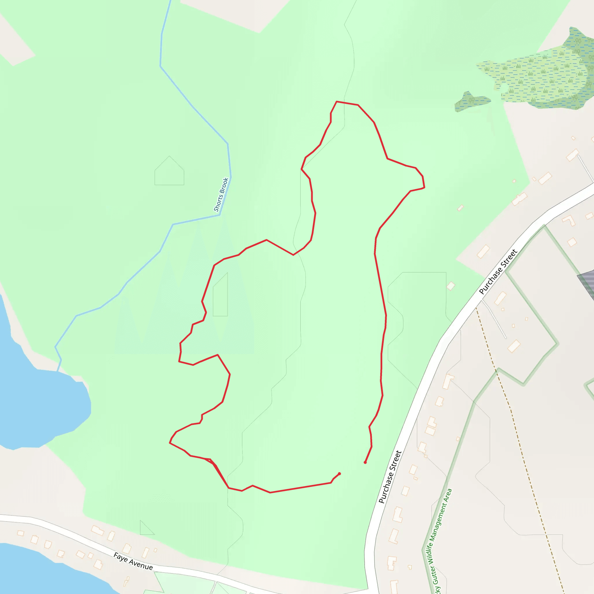 Weston Memorial Park Loop mobile static map