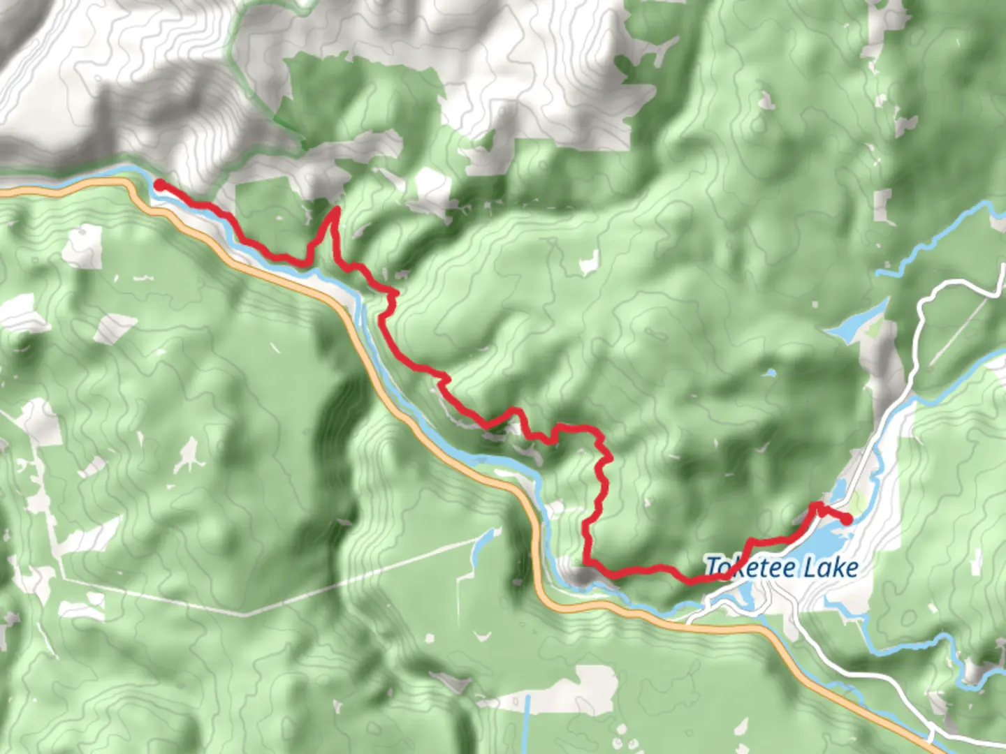 An image depicting the trail North Umpqua Trail - Deer Leap and its surrounding area.
