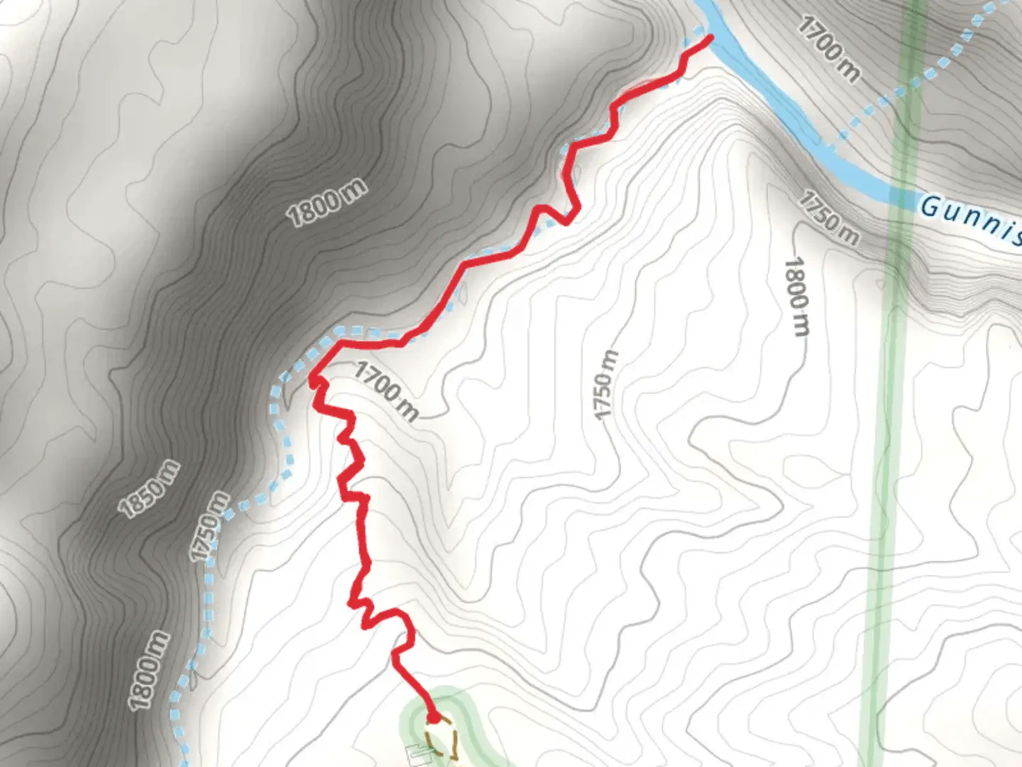 An image depicting the trail Chukar Camground and its surrounding area.