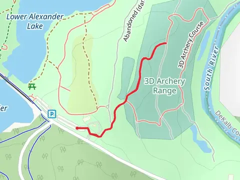 Three D Archery Course Out and Back