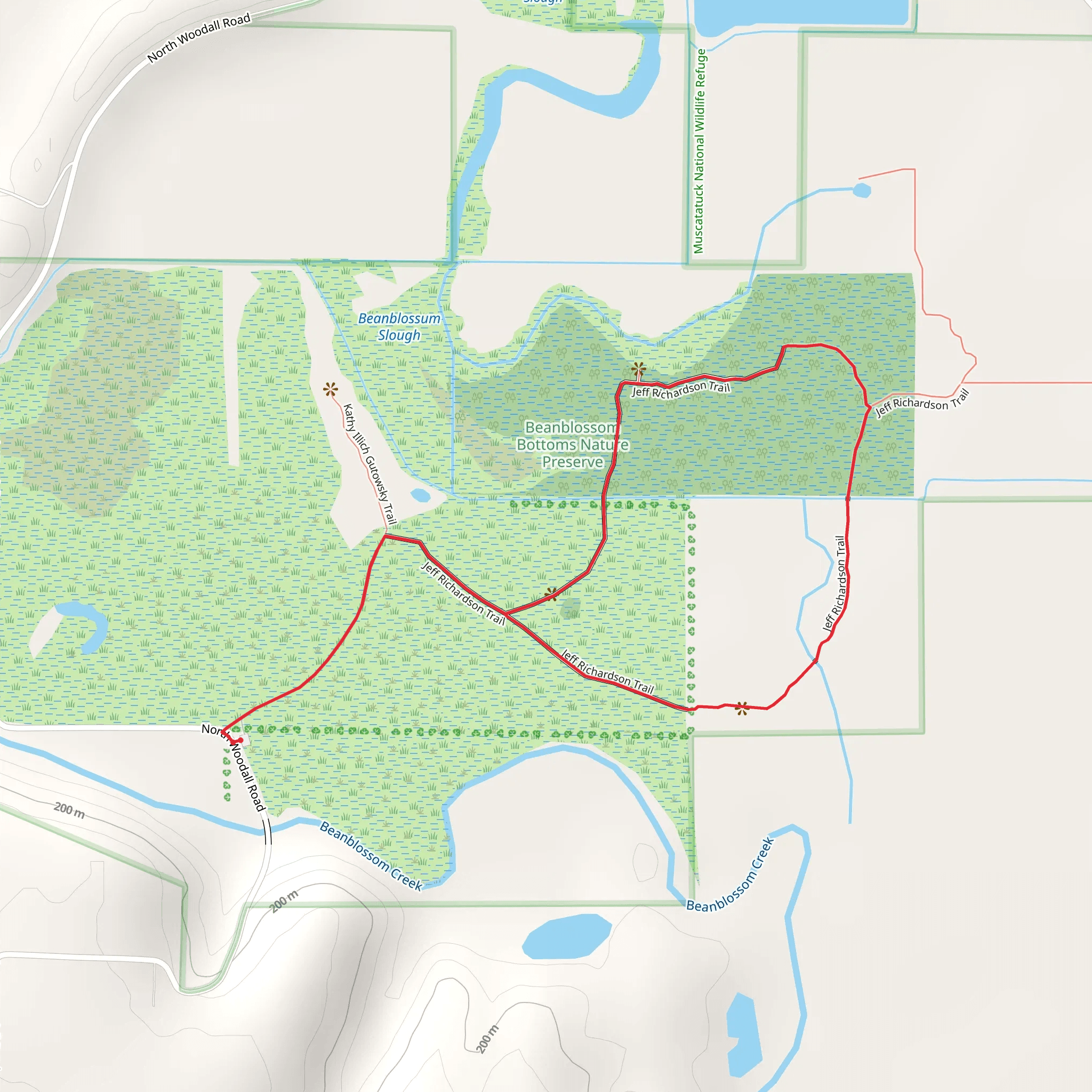 Jeff Richardson Loop Trail mobile static map