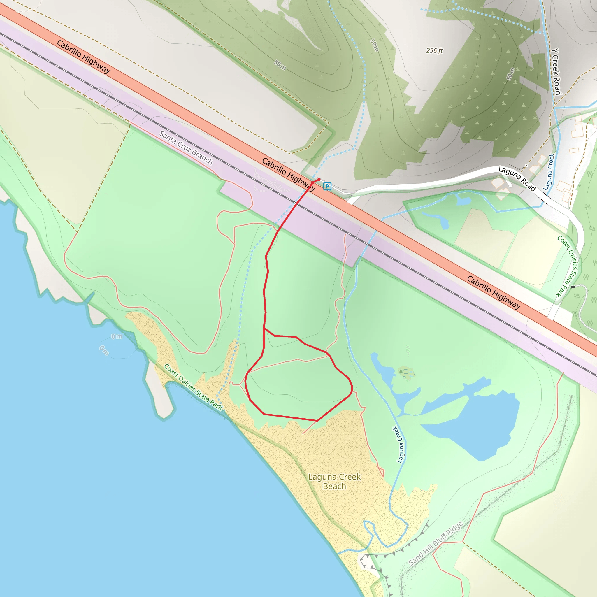 Laguna Beach Loop Trail mobile static map