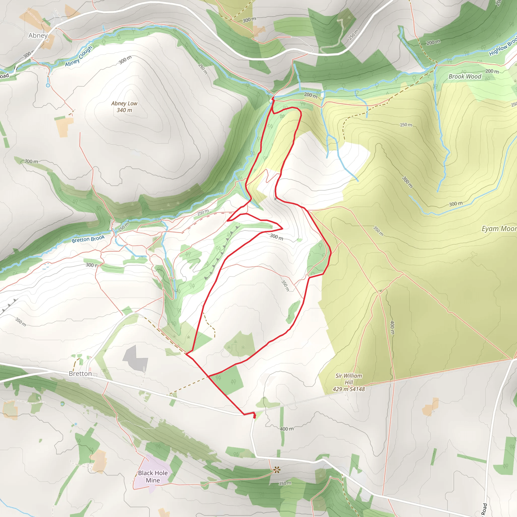 Stoke Ford Loop from Bretton mobile static map