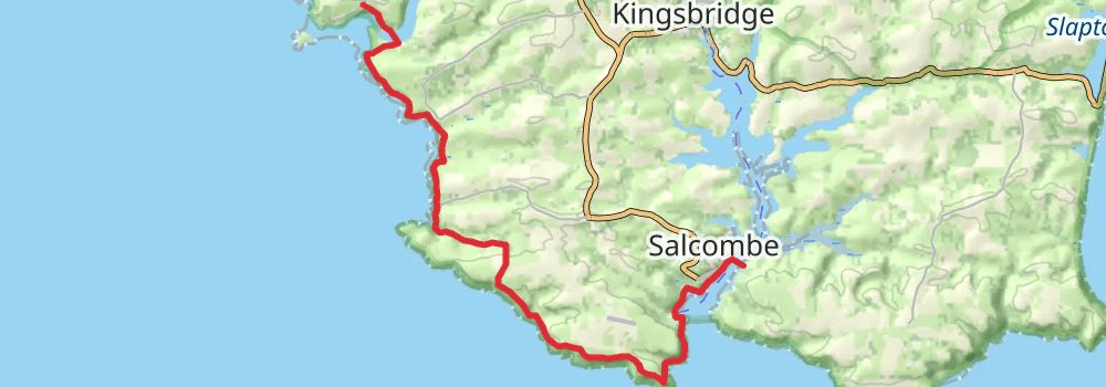 South West Coast Path stage 37 Map