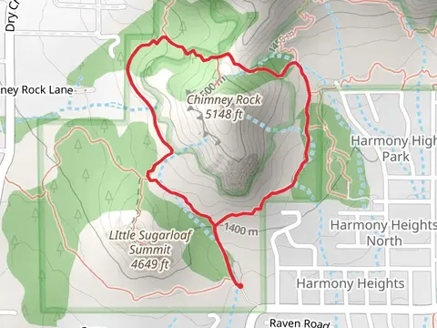 Thunder Mountain and Chimney Rock Pass Loop Trail