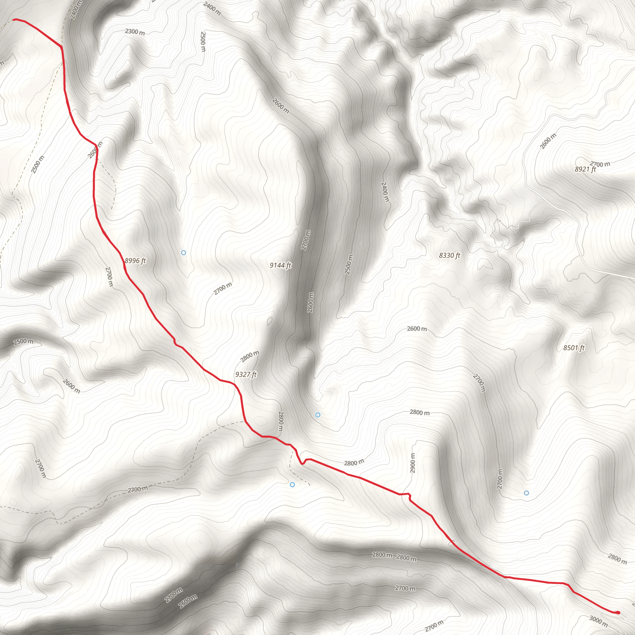 Mexican Hill mobile static map