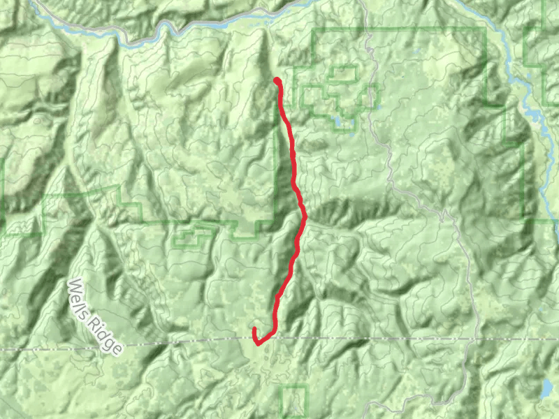 Prospect Draw Trail mobile static map