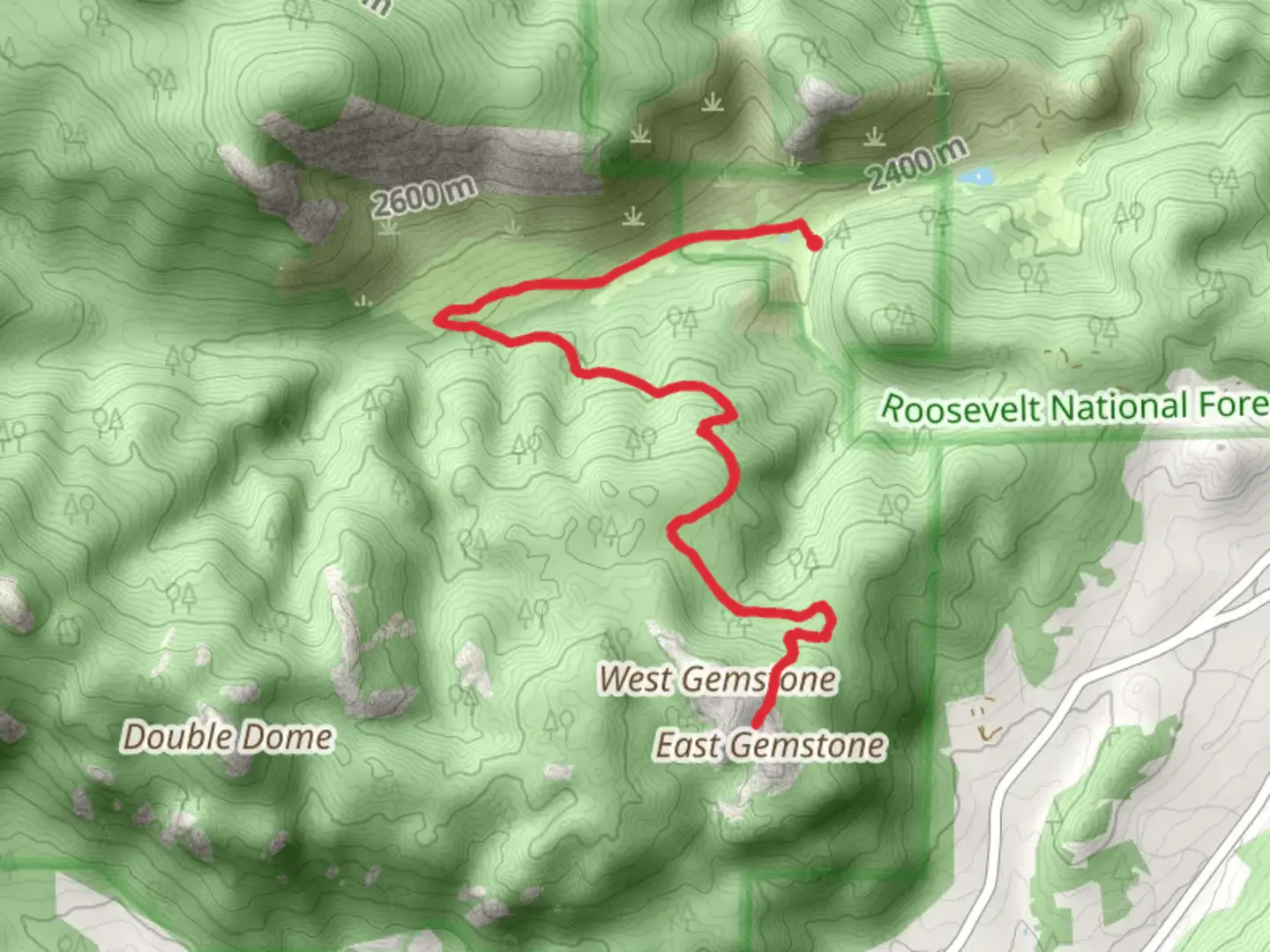 An image depicting the trail Gem Lake via Cow Creek Trail and its surrounding area.