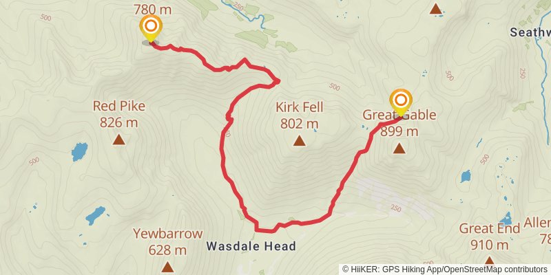 Cumbrian Classic Trident from Ambleside stage 8 Map