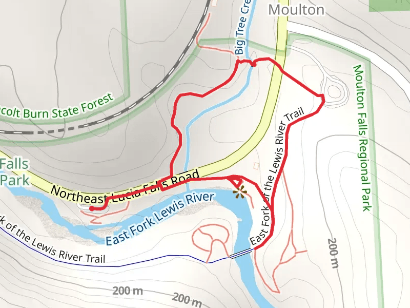 Northeast Lucia Falls Road Loop