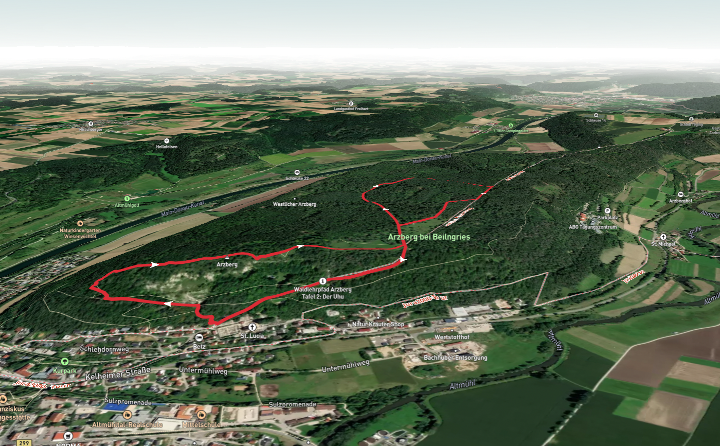 Arzberg and Waldlehrpfad Arzberg Loop