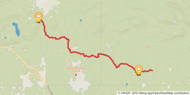 Flagline Trail stage 2 Map