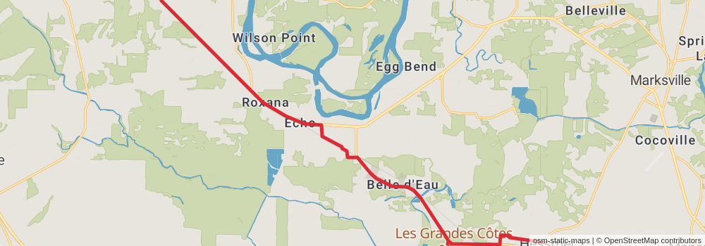American Perimeter Trail - The South Primary stage 10 Map