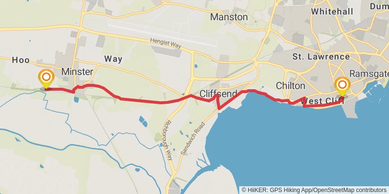 Way of St Augustine stage 2 Map