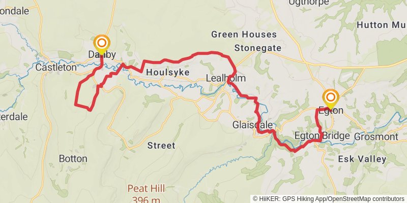St Hilda's Way stage 2 Map