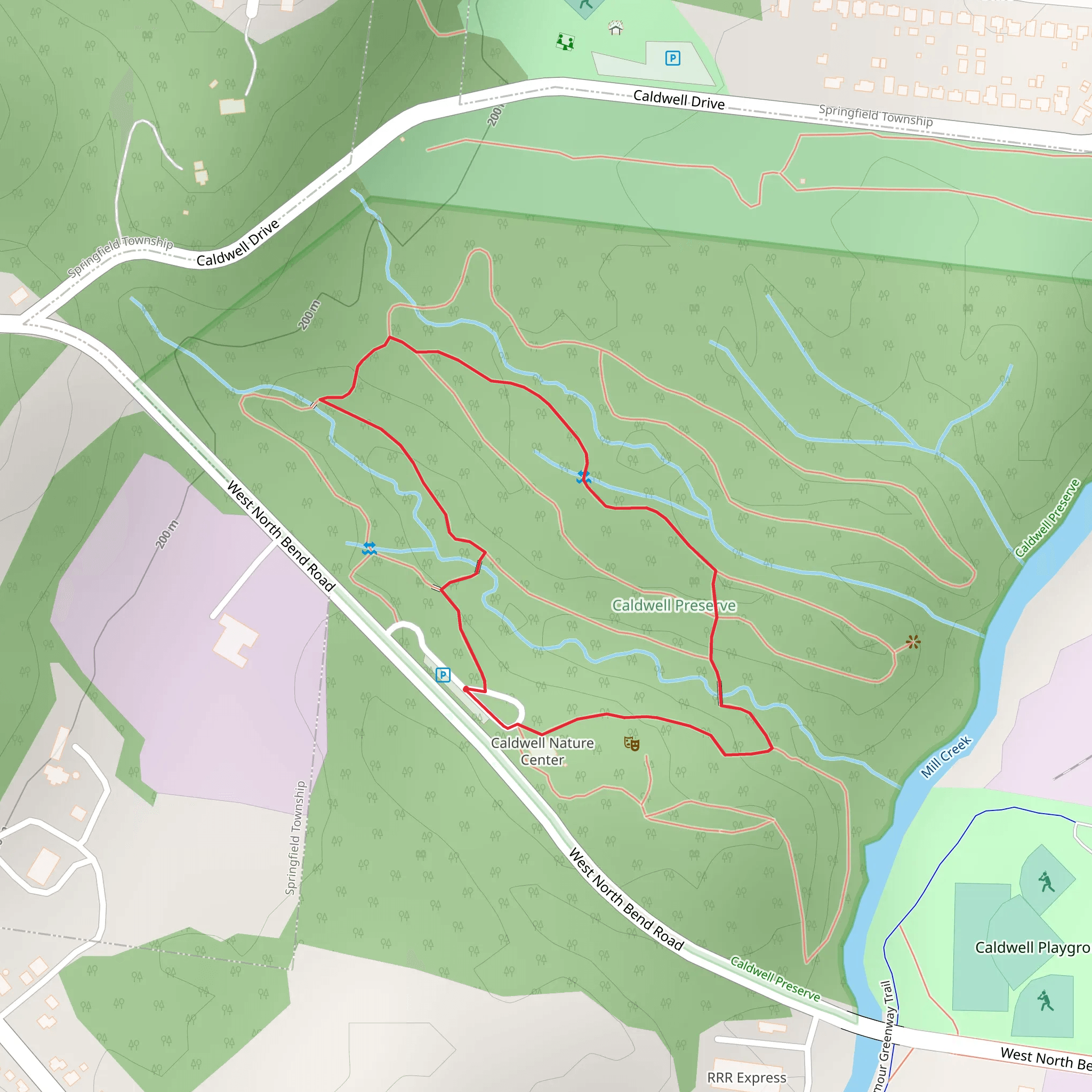 West North Bend Road Loop mobile static map