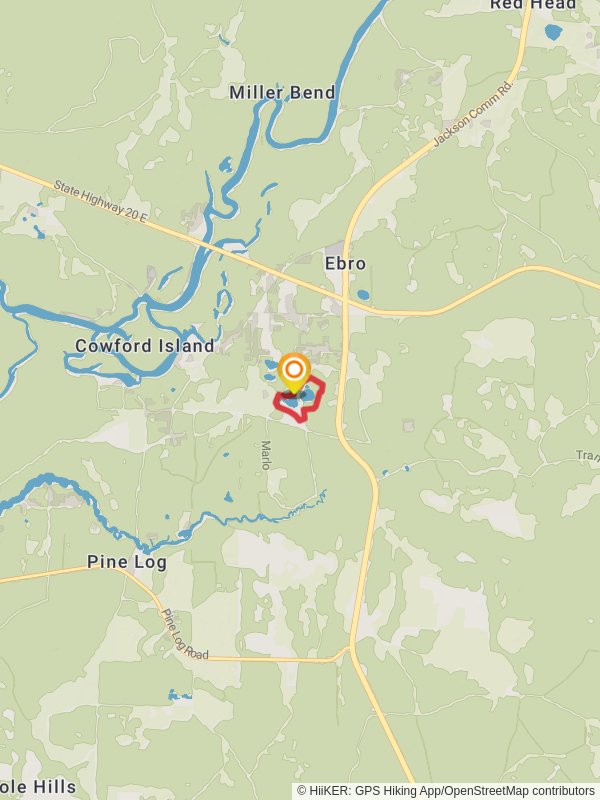 Sand Pond Recreation Area Campground Loop mobile static map