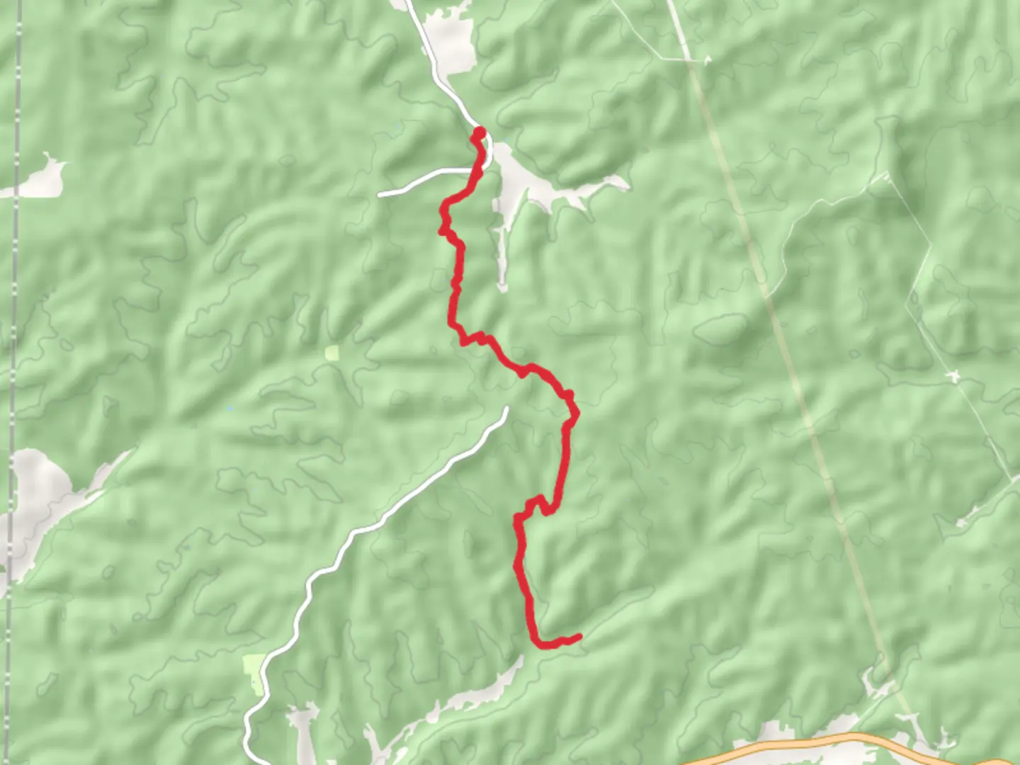 An image depicting the trail Brazil Creek Campground via Berryman Trail and its surrounding area.