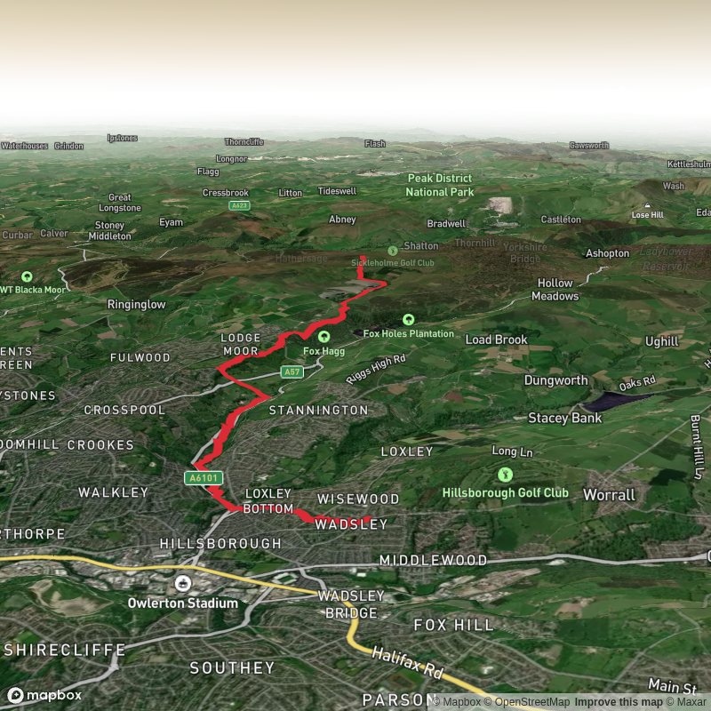 Wadsley to Stanedge Pole