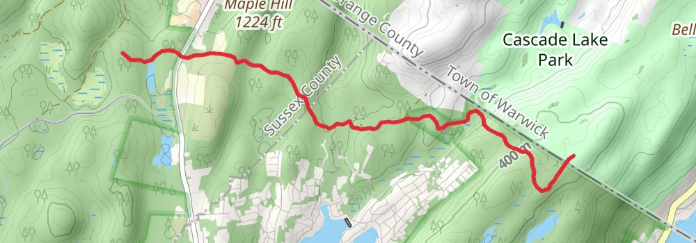 Appalachian Trail - New Jersey stage 7 Map
