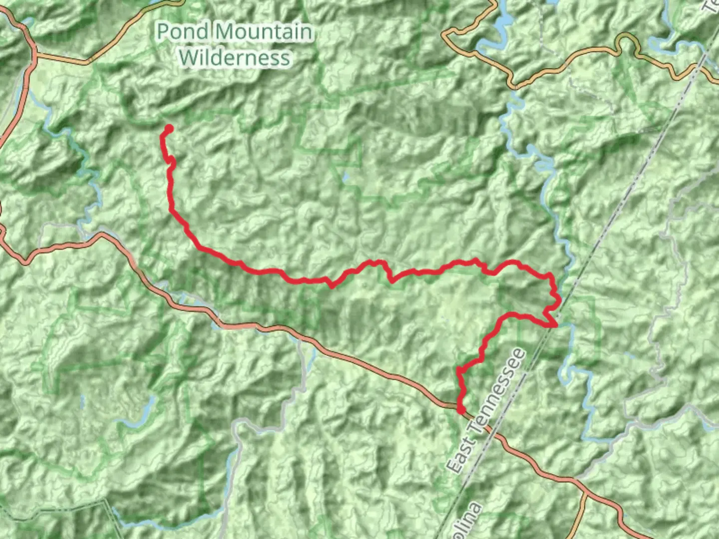An image depicting the trail Appalachian Trail from Dennis Cove Road and its surrounding area.