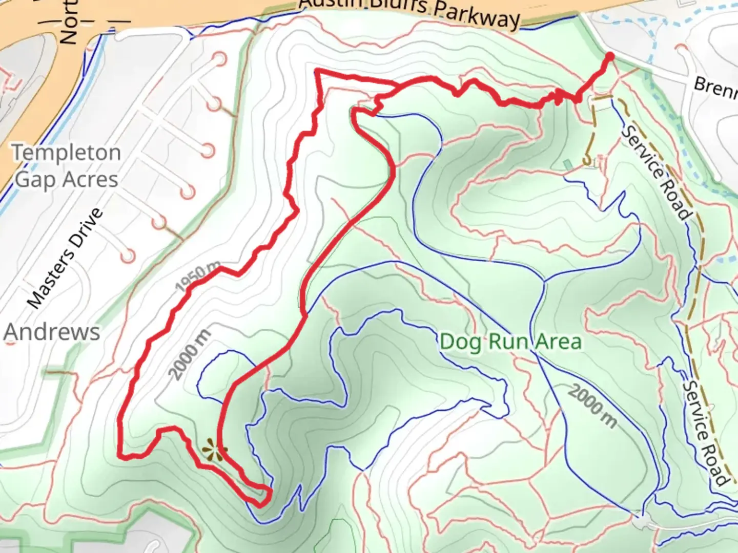 An image depicting the trail Templeton and Lower Templeton Trail Loop and its surrounding area.